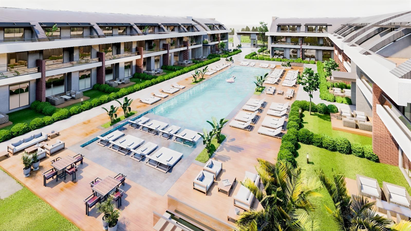 Ormanın İçinde Bahçeli 1+1 / Villa Konseptinde, Huzurlu.