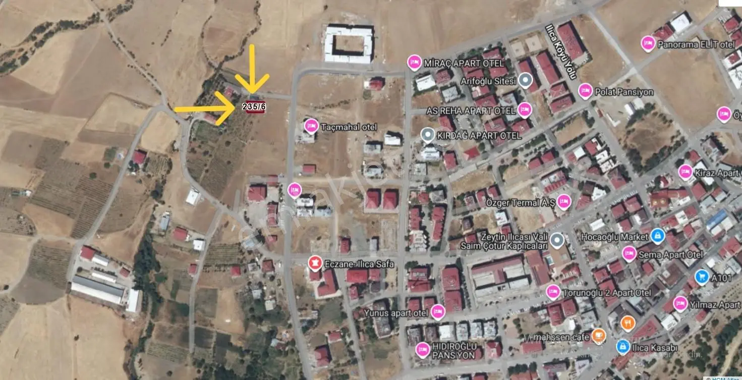 Yeni Rota'dan Ilıca İmam Hatip Ortaokul Civarı Satılık Arsa — fotoğraf 2