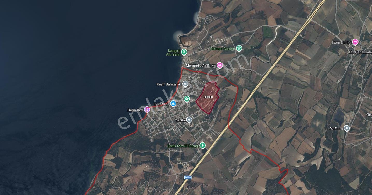 Çanakkale Merkez Yapıldak Deniz Manzaralı Satılık Arazi — fotoğraf 6