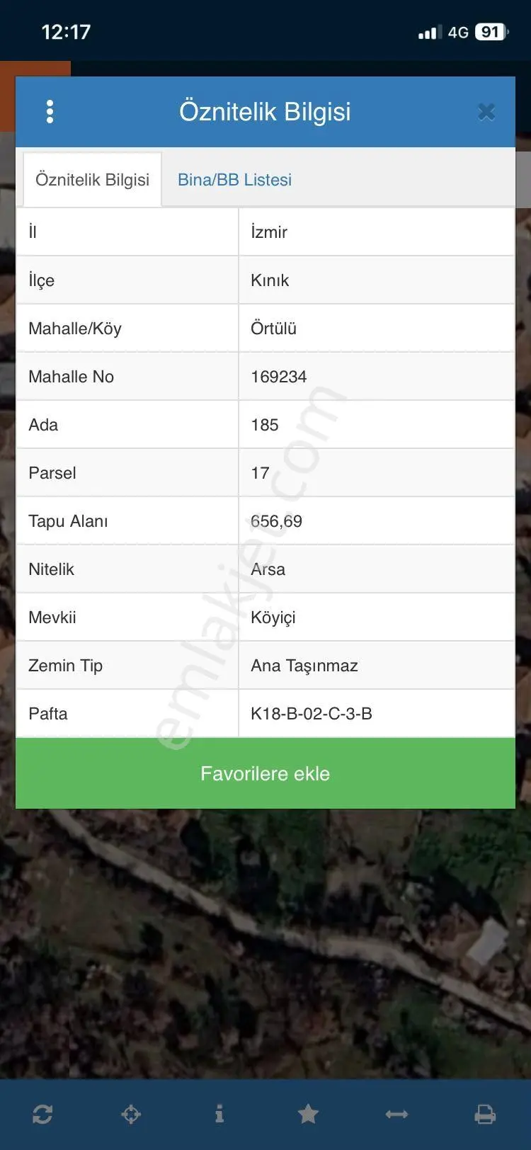 İzmir Kınıkta Köy İçi Acil Satılık Arsa — fotoğraf 3