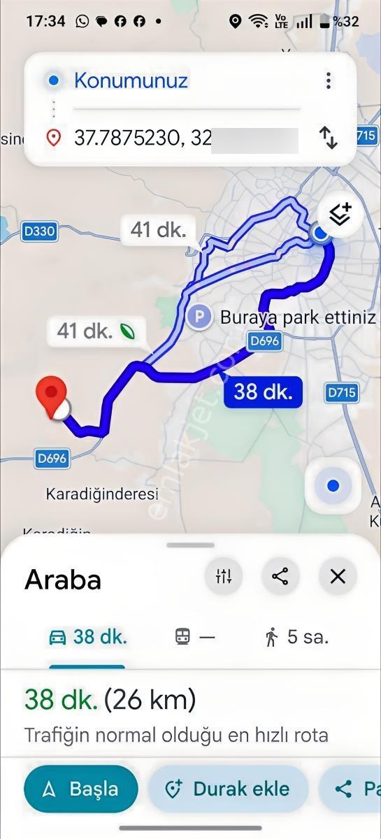 Çayırbağında 1000 M² Hisseli Satılık Tarla — fotoğraf 7
