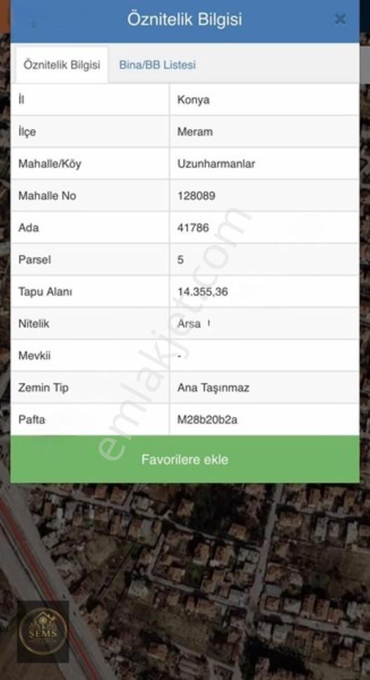 Meram Uzunharmanlar Da 8 Kata İmarlı 95 M2 Satılık Arsa Hissesi — fotoğraf 2