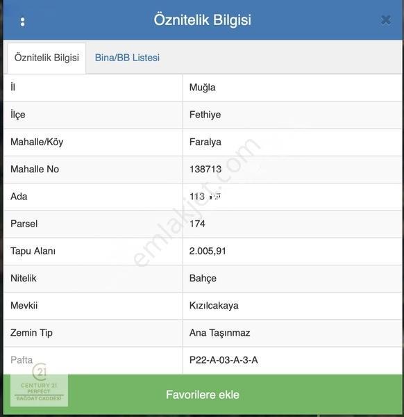 Fethiye Faralyada Turizm Bölgesinde Satılık Arsa 2005 M2 — fotoğraf 4