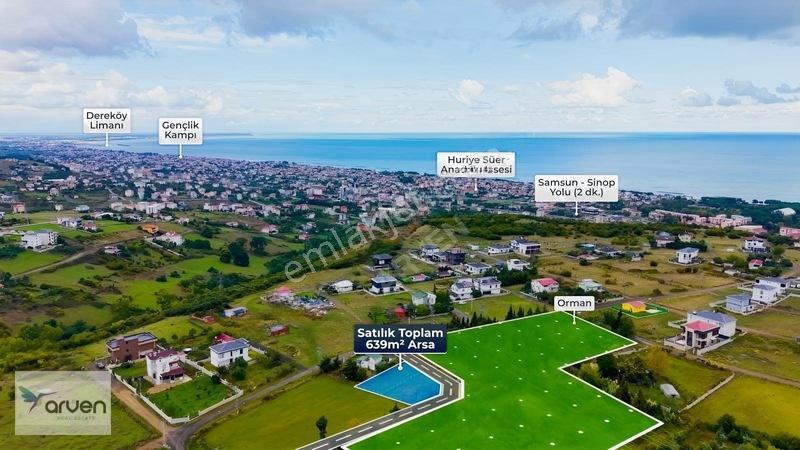 Atakum Çatalçam'da Benzersiz Fırsat Villalık Satılık Köşe Parsel — fotoğraf 9