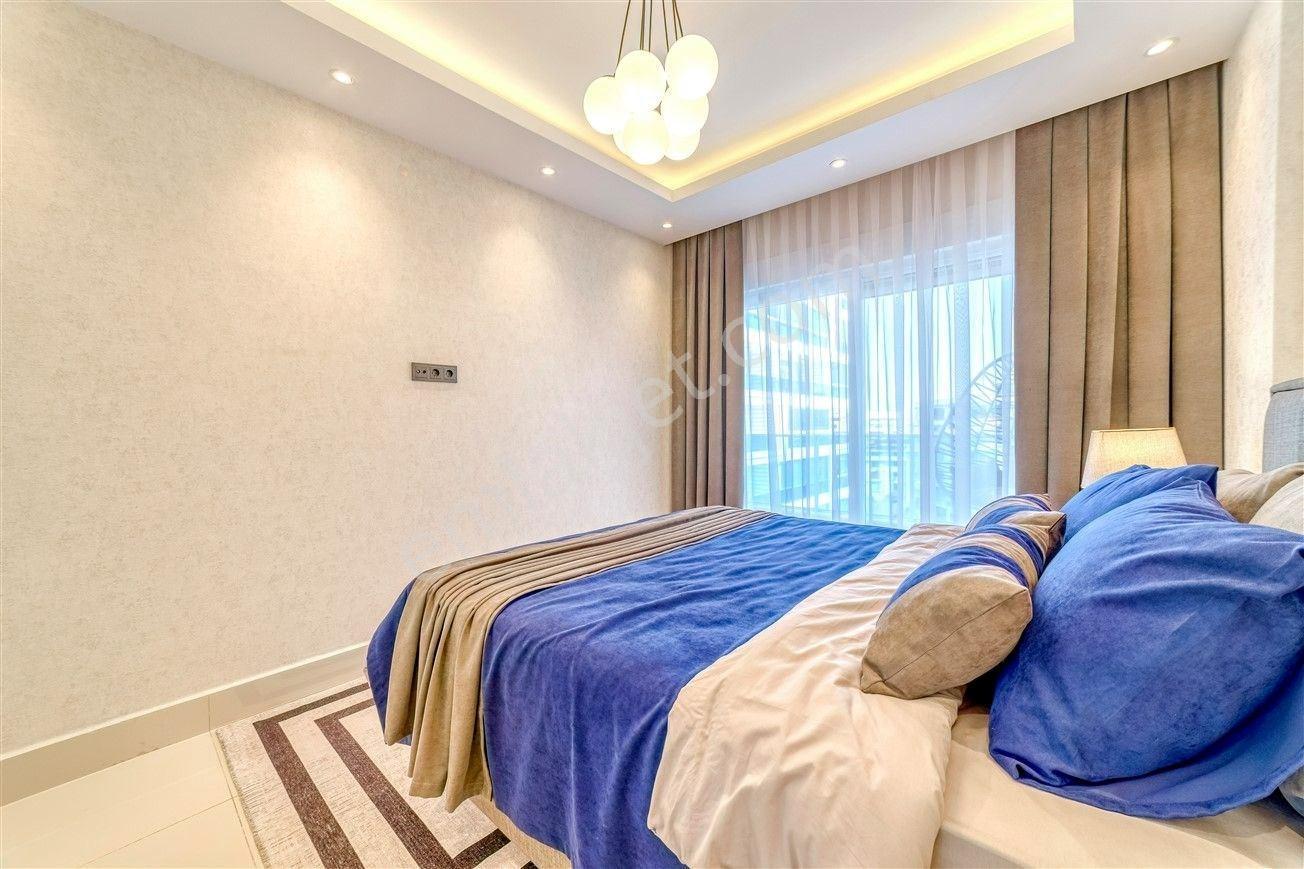 Alanya Tosmur’da Deniz Manzaralı Ultra Lüks Eşyalı 1+1 Satılık Daire — fotoğraf 12