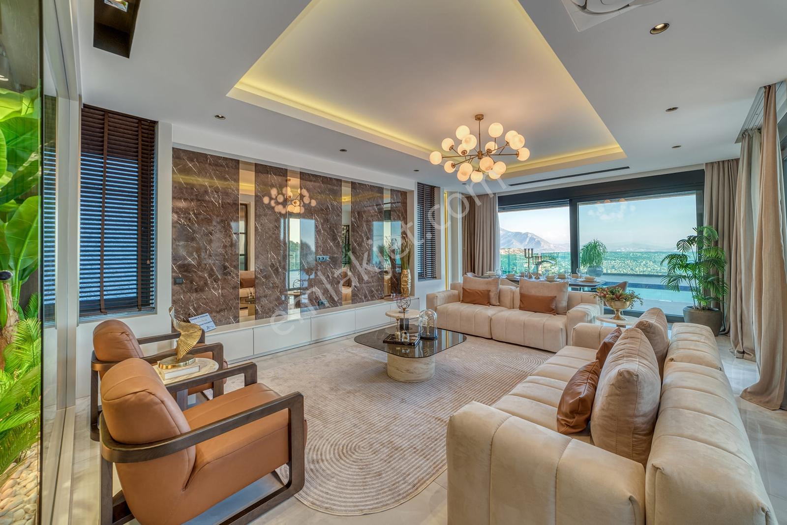 Alanya Tepe'de Deniz Ve Kale Manzaralı Lüks Villa — fotoğraf 12