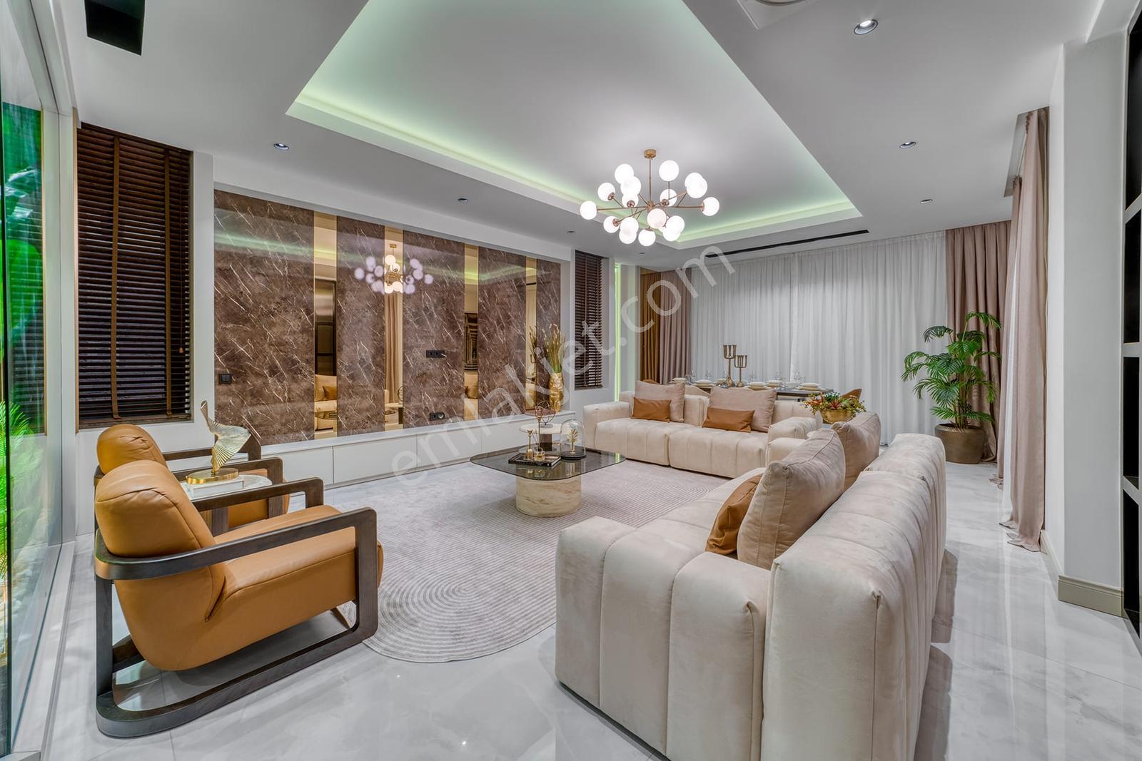 Alanya Tepe'de Deniz Ve Kale Manzaralı Lüks Villa — fotoğraf 13