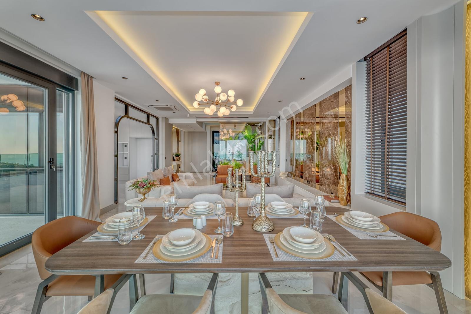 Alanya Tepe'de Deniz Ve Kale Manzaralı Lüks Villa — fotoğraf 14