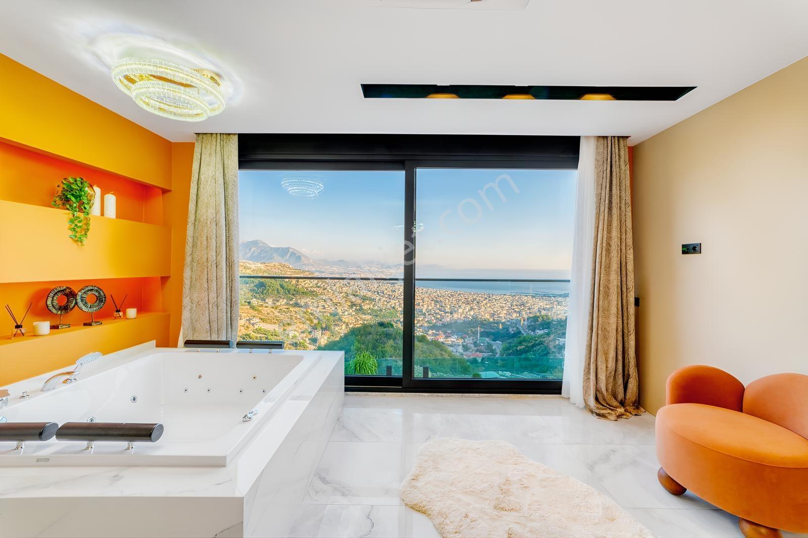 Alanya Tepe'de Deniz Ve Kale Manzaralı Lüks Villa — fotoğraf 20