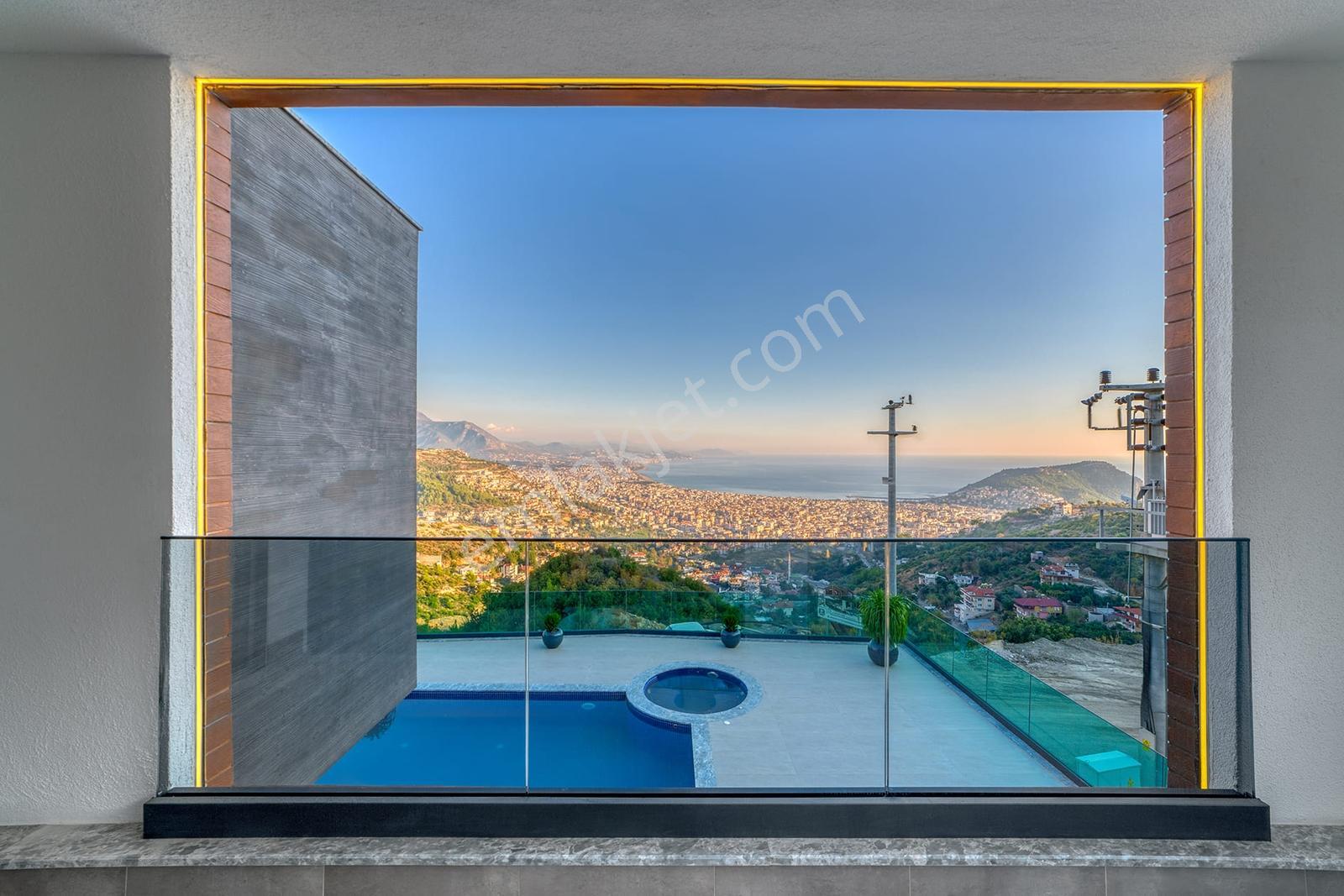 Alanya Tepe'de Deniz Ve Kale Manzaralı Lüks Villa — fotoğraf 21