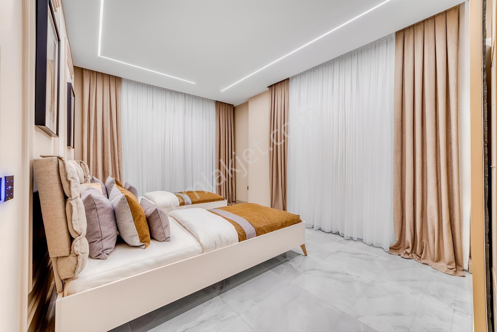 Alanya Tepe'de Deniz Ve Kale Manzaralı Lüks Villa — fotoğraf 23