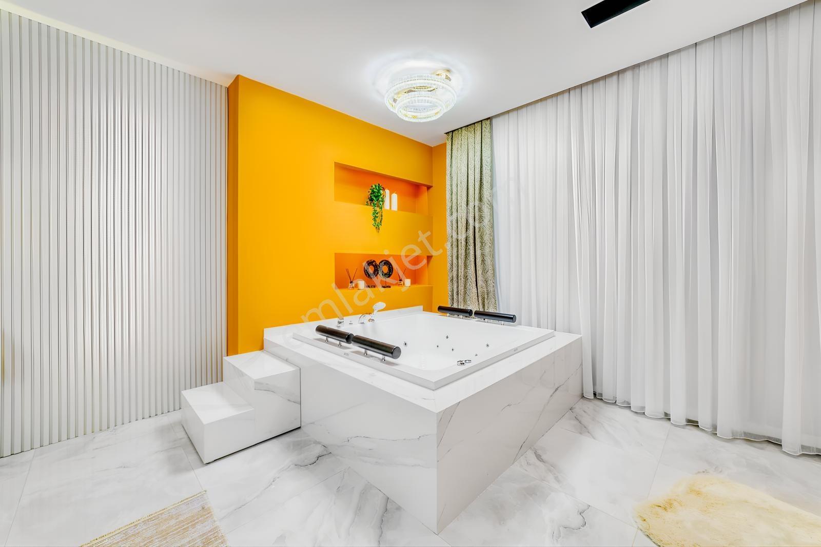Alanya Tepe'de Deniz Ve Kale Manzaralı Lüks Villa — fotoğraf 24