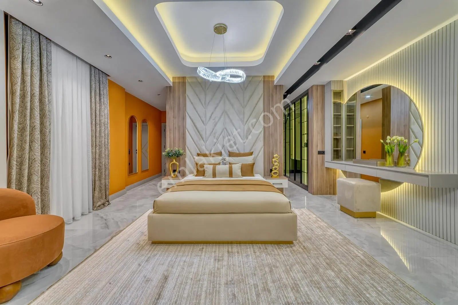 Alanya Tepe'de Deniz Ve Kale Manzaralı Lüks Villa — fotoğraf 40