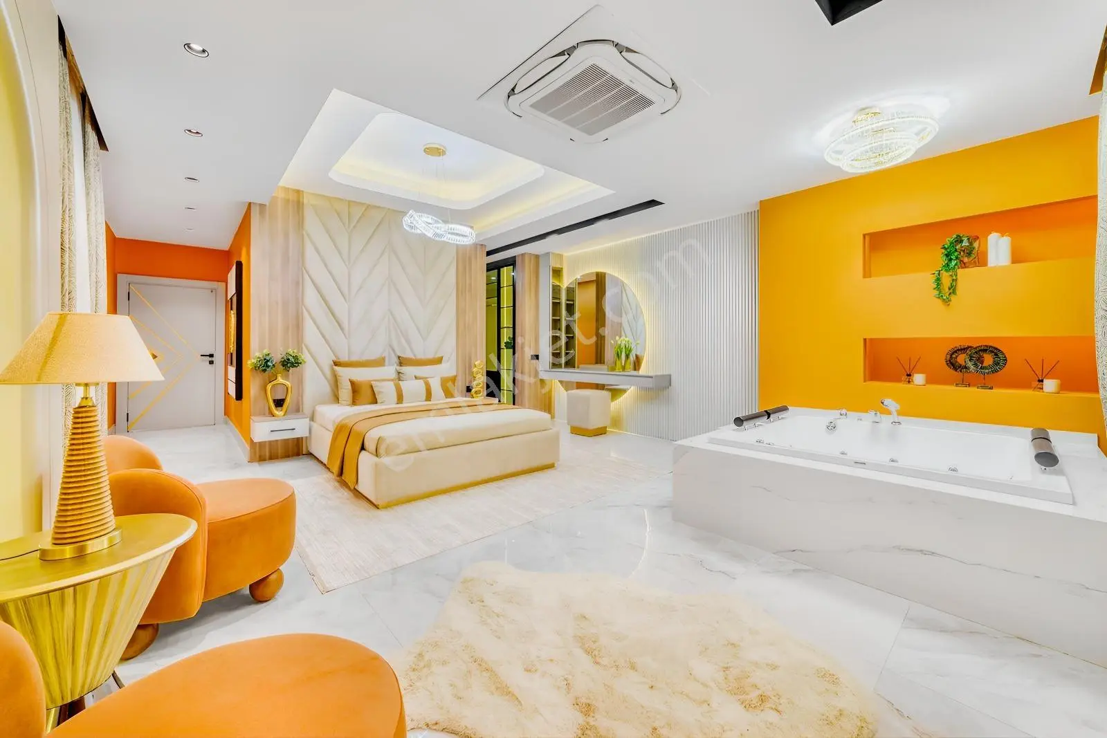 Alanya Tepe'de Deniz Ve Kale Manzaralı Lüks Villa — fotoğraf 41
