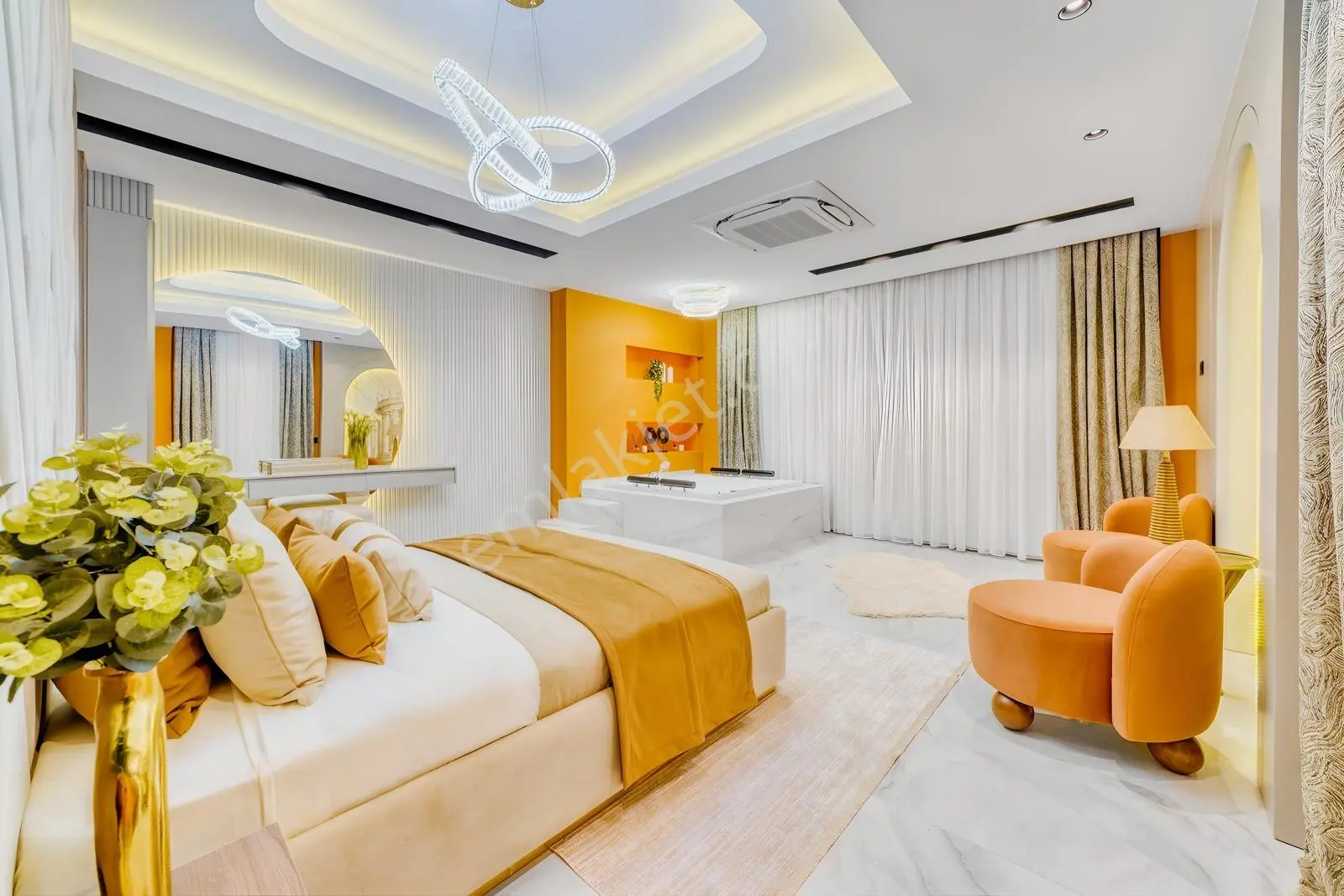 Alanya Tepe'de Deniz Ve Kale Manzaralı Lüks Villa — fotoğraf 42