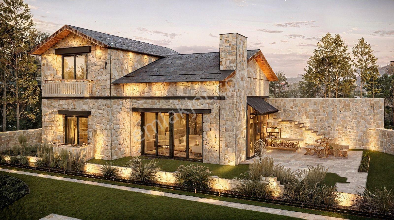 Antalya Geyikbayırında 529 M² Arsada %85 Tamamlanmış Taş Villa