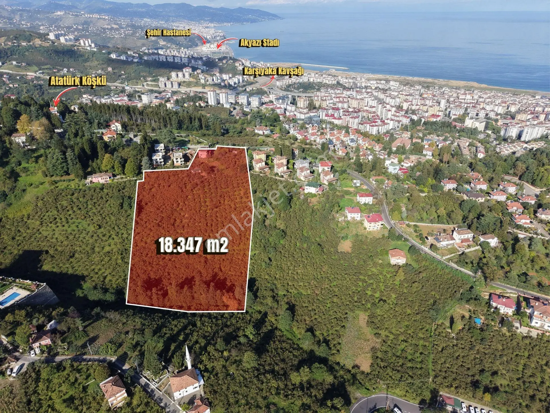 Blueinvest Trabzon Soğuksu'Da 18.347M2 Satılık Arsa