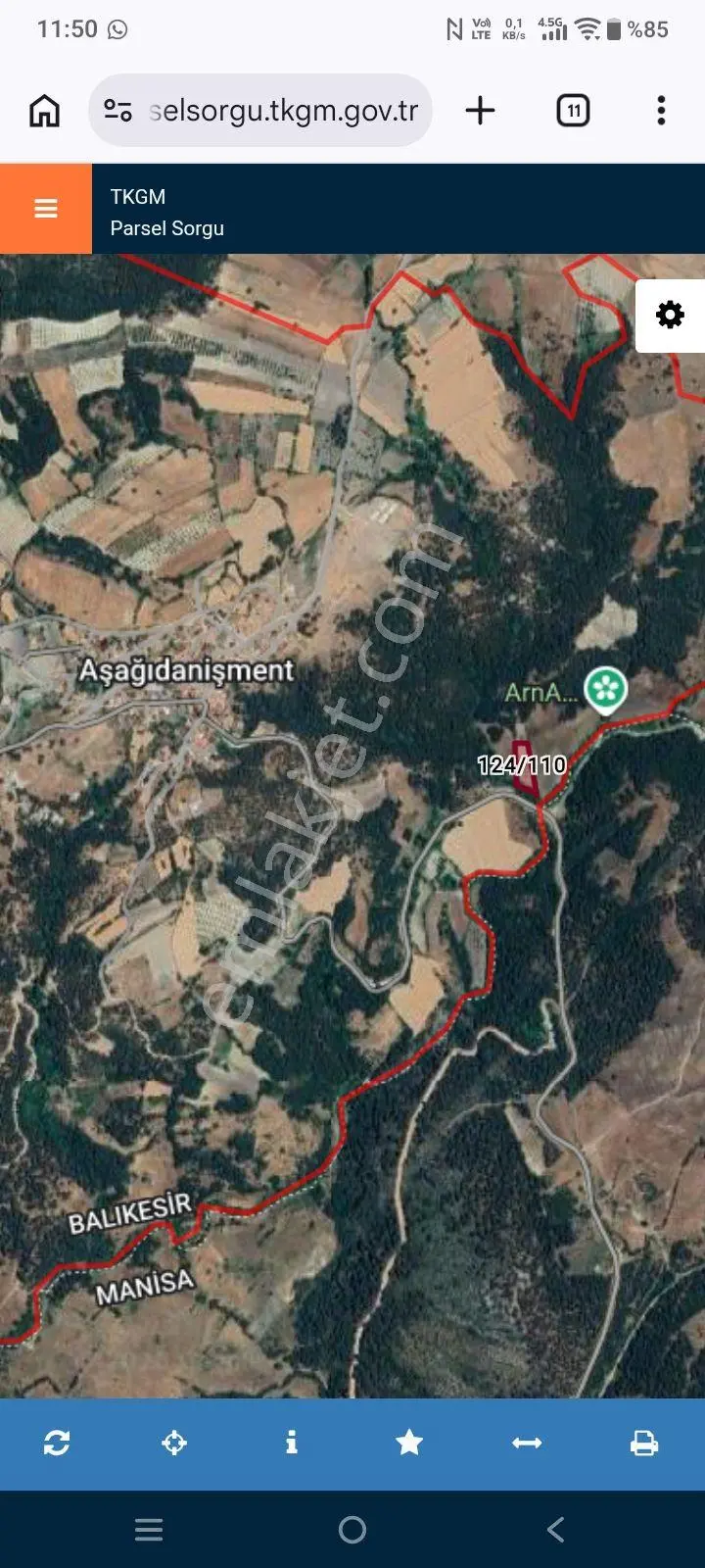 Ay Emlaktan Savaştepe Aşağıdanismentte 3057 M Tarla — fotoğraf 3