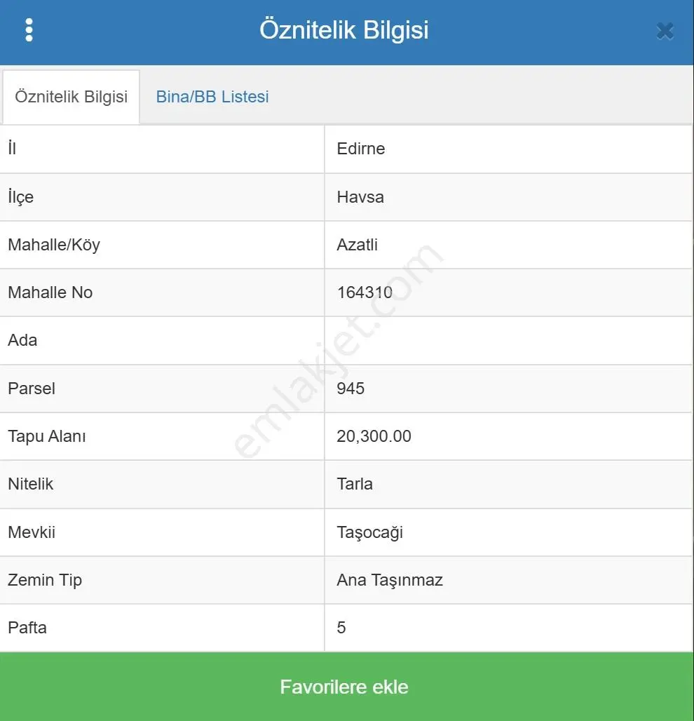 Edirne Havza Azatlı Kadasral Yola Sahip Tek Tapu Satılık Tarla — fotoğraf 2