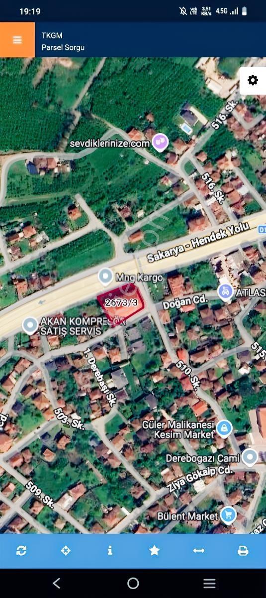 Sakarya Hendek Satılık Her Kat 960 Metre 3 Kat Satılık