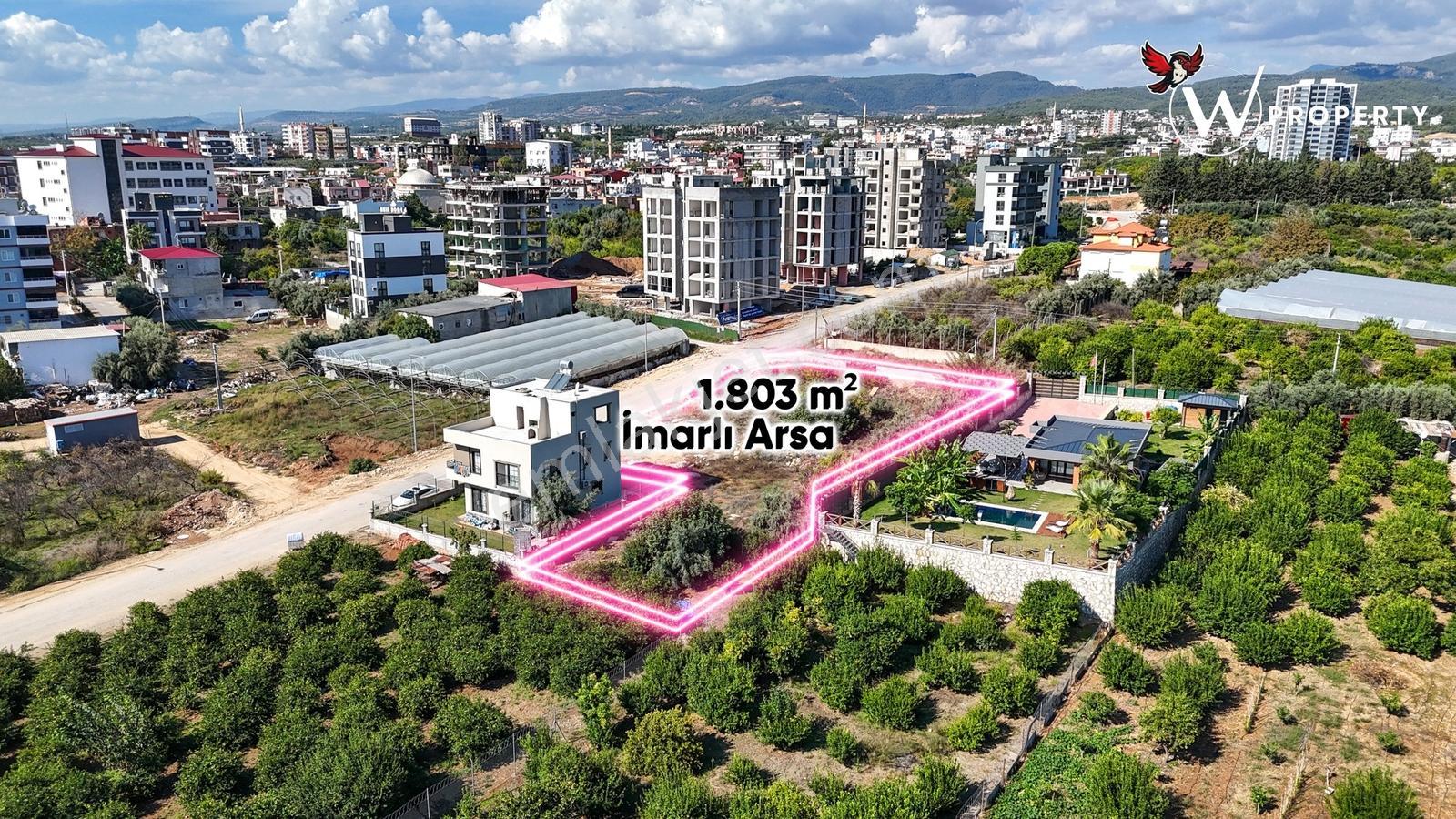 W Property'den Mezitli Kuyuluk'ta 1.803 M2 İmarlı Arsa — fotoğraf 2