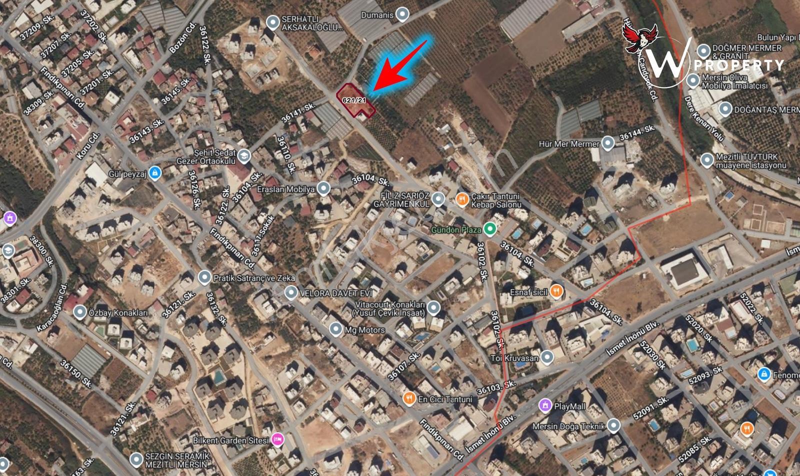 W Property'den Mezitli Kuyuluk'ta 1.803 M2 İmarlı Arsa — fotoğraf 9