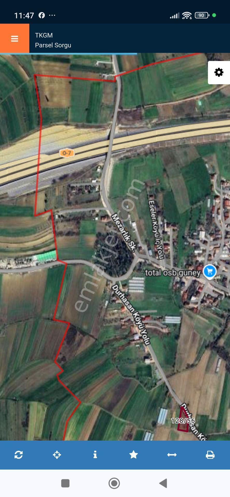 Resmi Yollu! İzmit Eseler’de Proje Koridorunda 1.555 M² Yatırımlık Tarla — fotoğraf 3