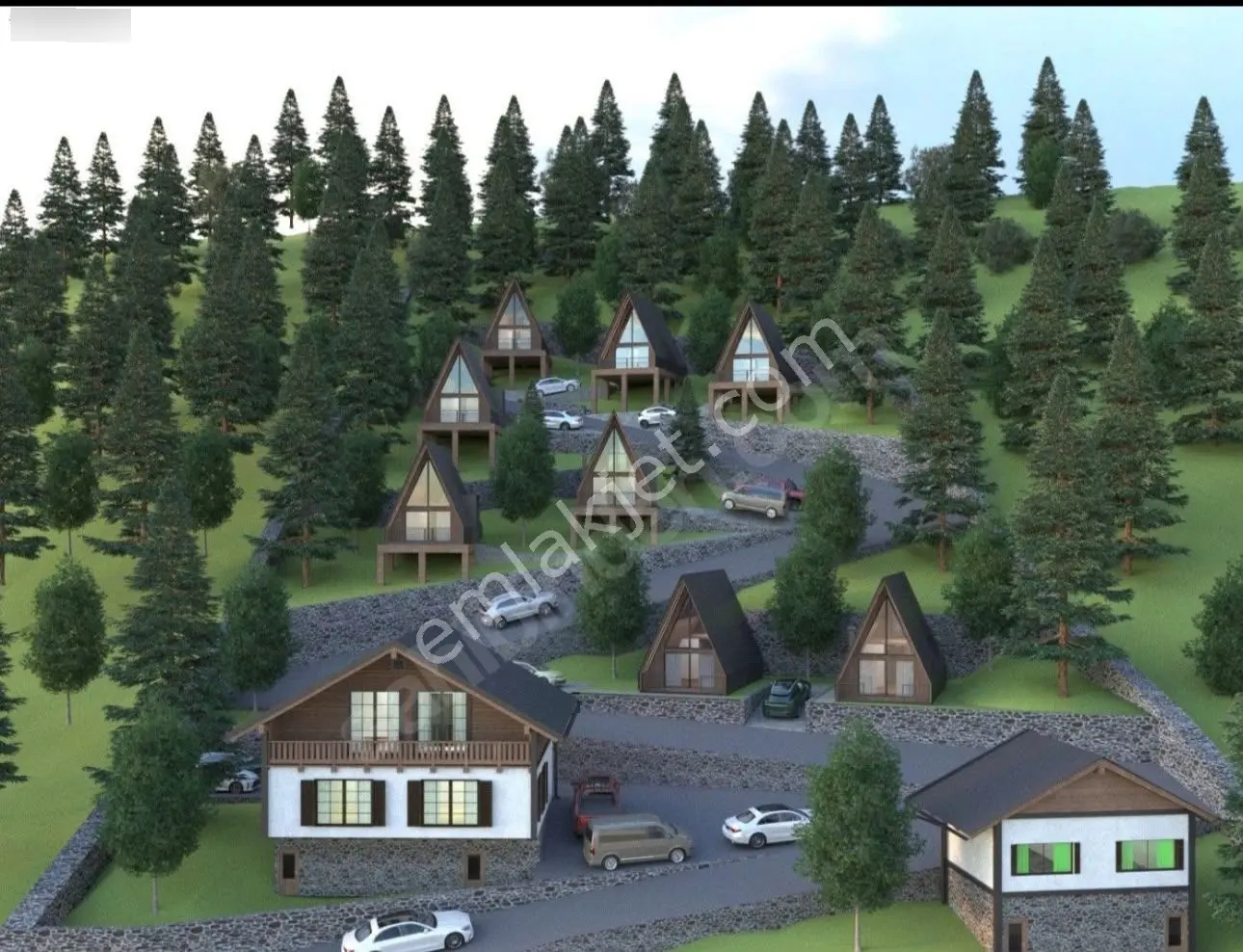 Maçka Dikkaya'da Doğa Manzaralı 4828 M² Satılık Arsa — fotoğraf 3