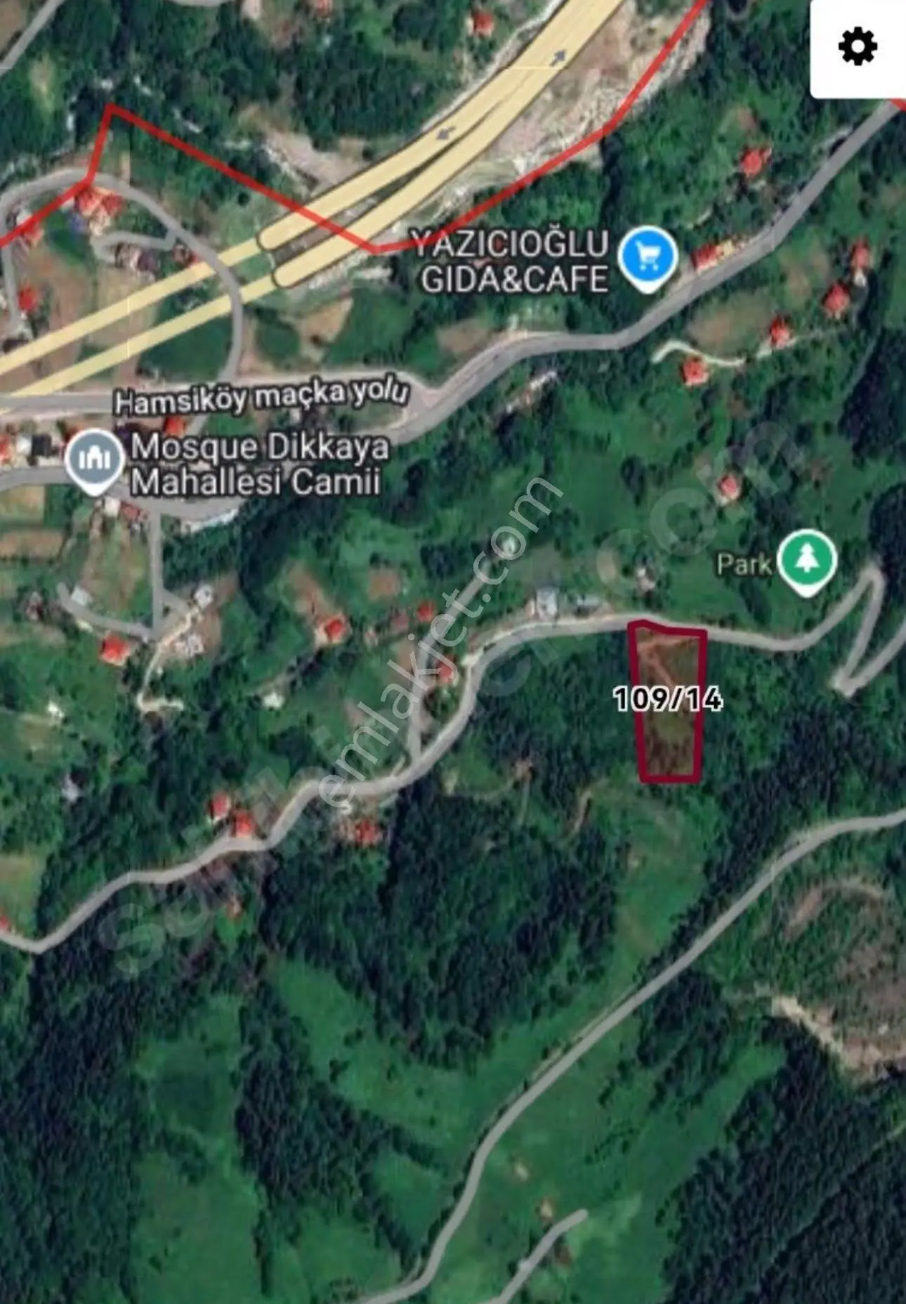 Maçka Dikkaya'da Doğa Manzaralı 4828 M² Satılık Arsa — fotoğraf 10