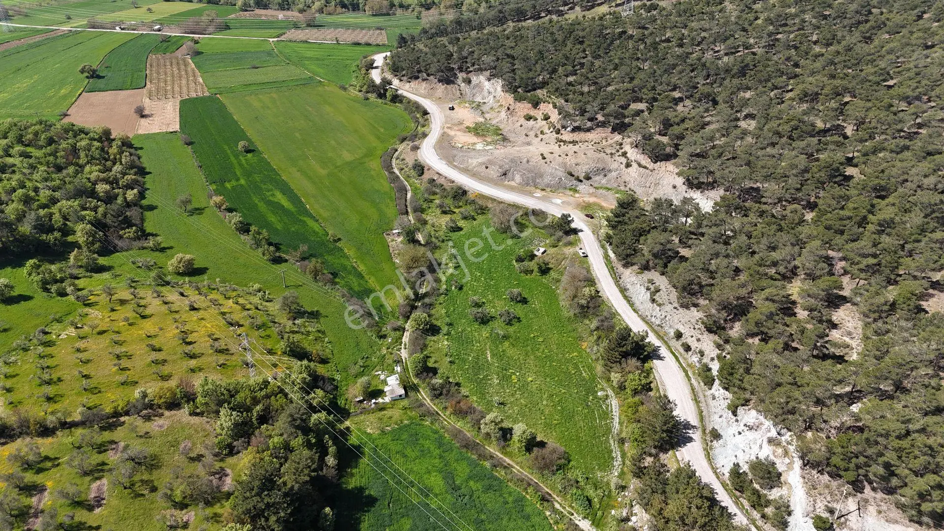 Ezine Köprübaşı Köyü Satılık 8300 M² Doğa Manzaralı Tarla — fotoğraf 5