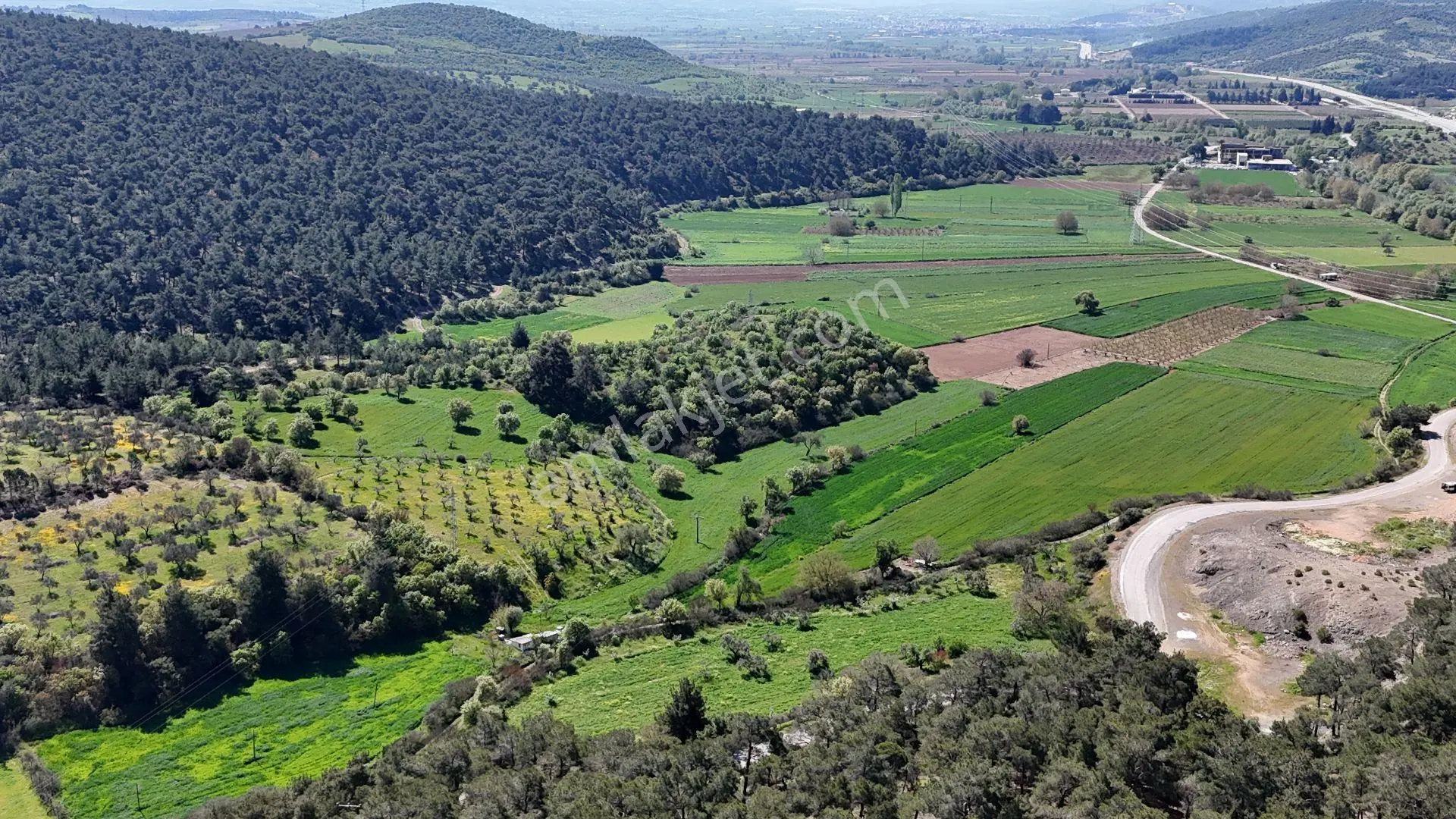 Ezine Köprübaşı Köyü Satılık 8300 M² Doğa Manzaralı Tarla — fotoğraf 7