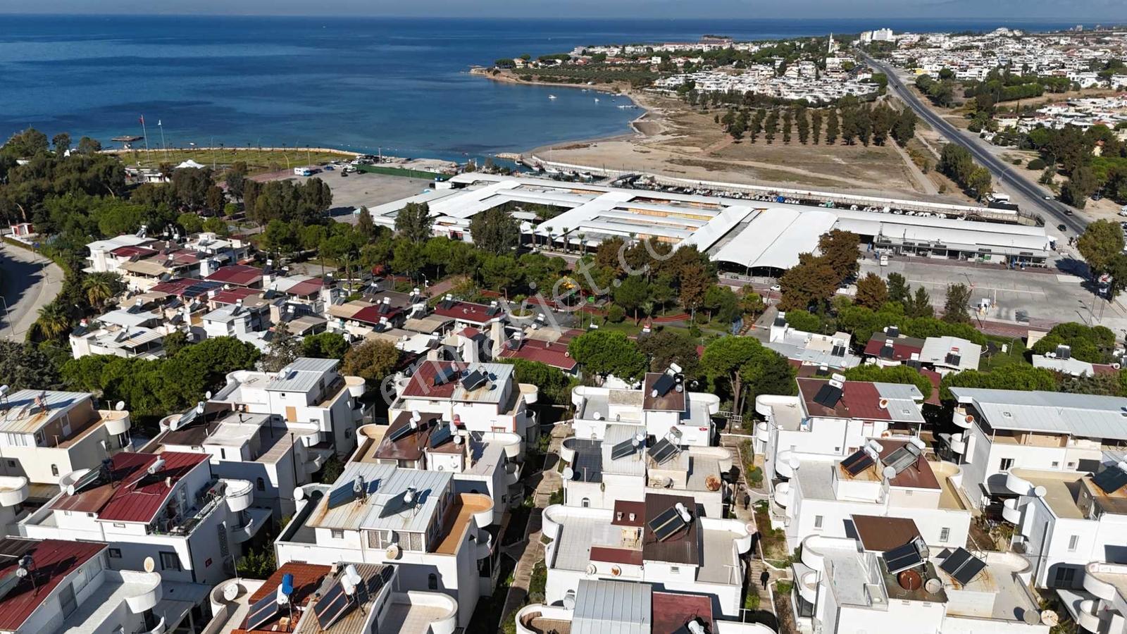 Didim Mavişehirde Güney-batı Cepheli 3 Katlı 3+1 Villa | Balkon — fotoğraf 28