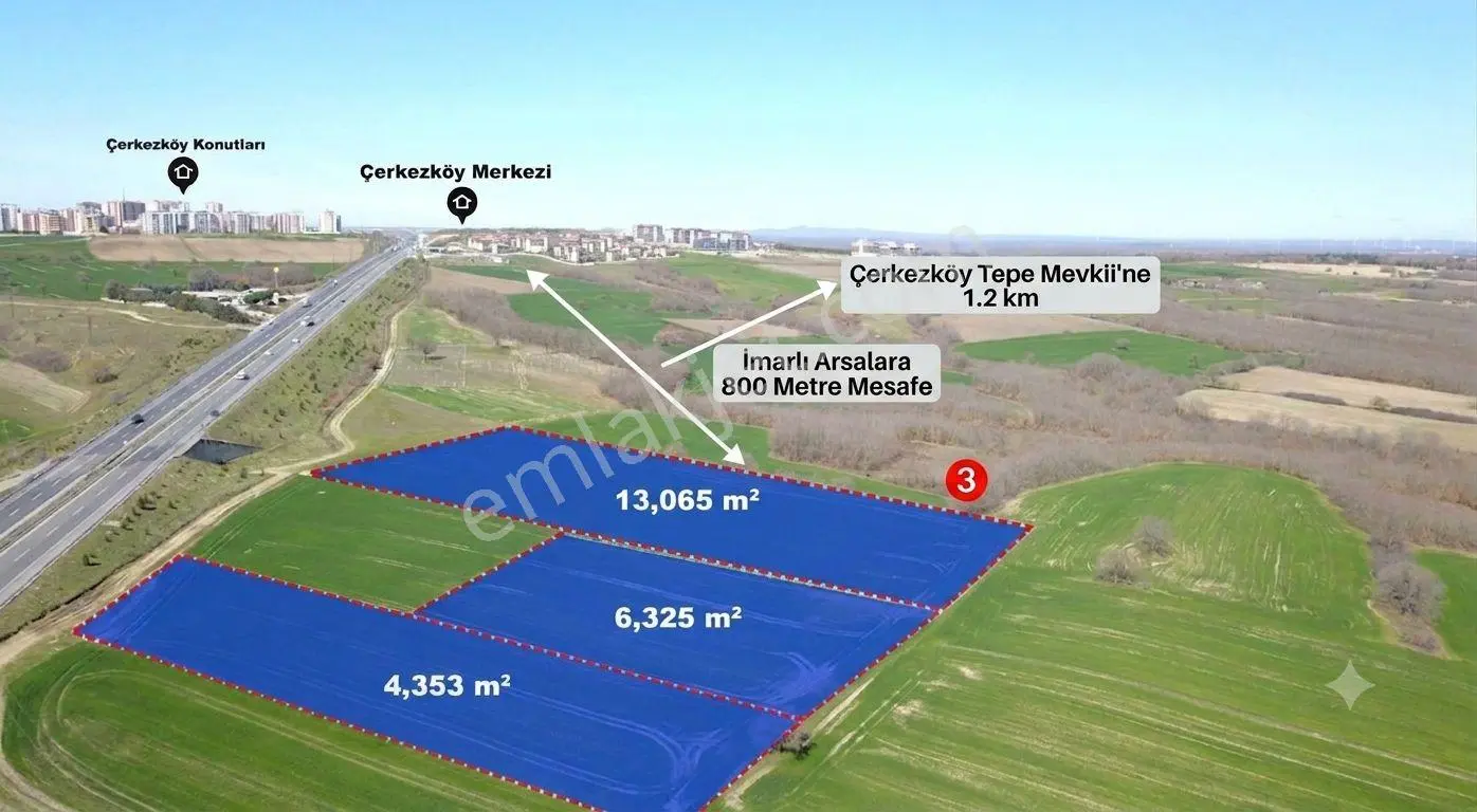 Ege Gayrimenkul'Den Duble Yola Cepheli 23750 M2 Arazi
