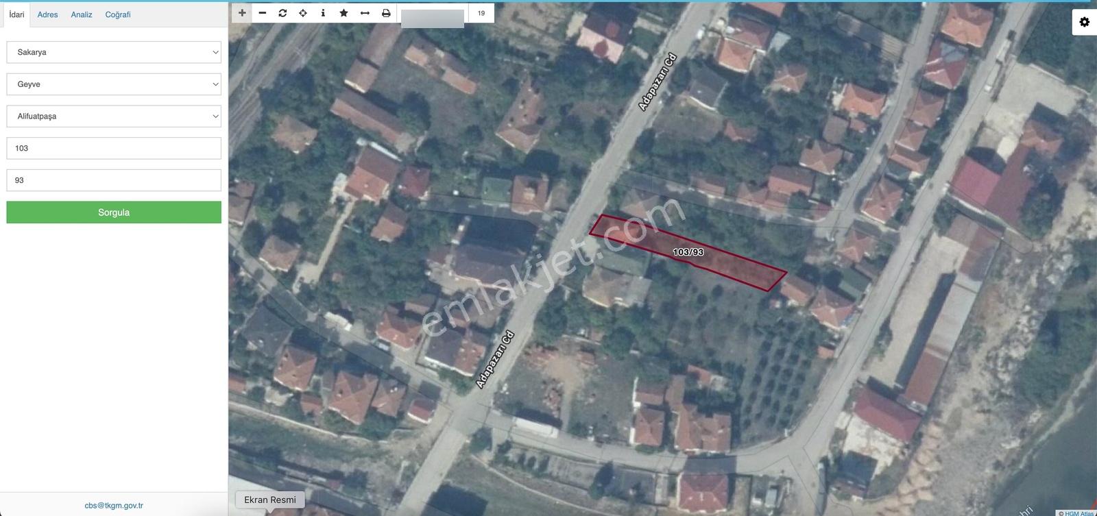 Sakarya Geyve Alifuatpaşa'da Cadde Üzeri 524m² İmarlı Arsa — fotoğraf 3