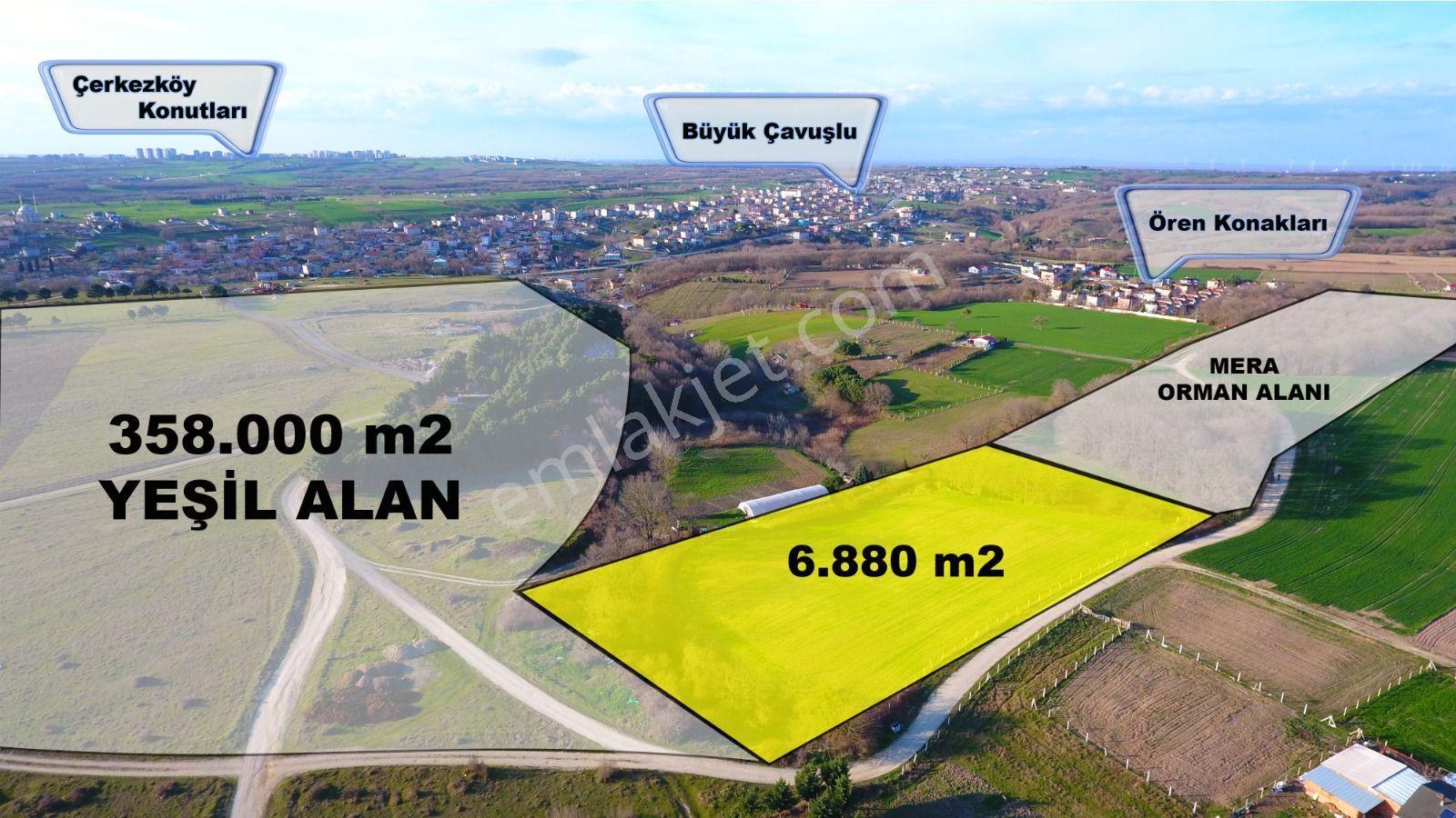 Ege Gayrimenkul'den Büyükçavuslu'da 6880 M2 Tarla — fotoğraf 2
