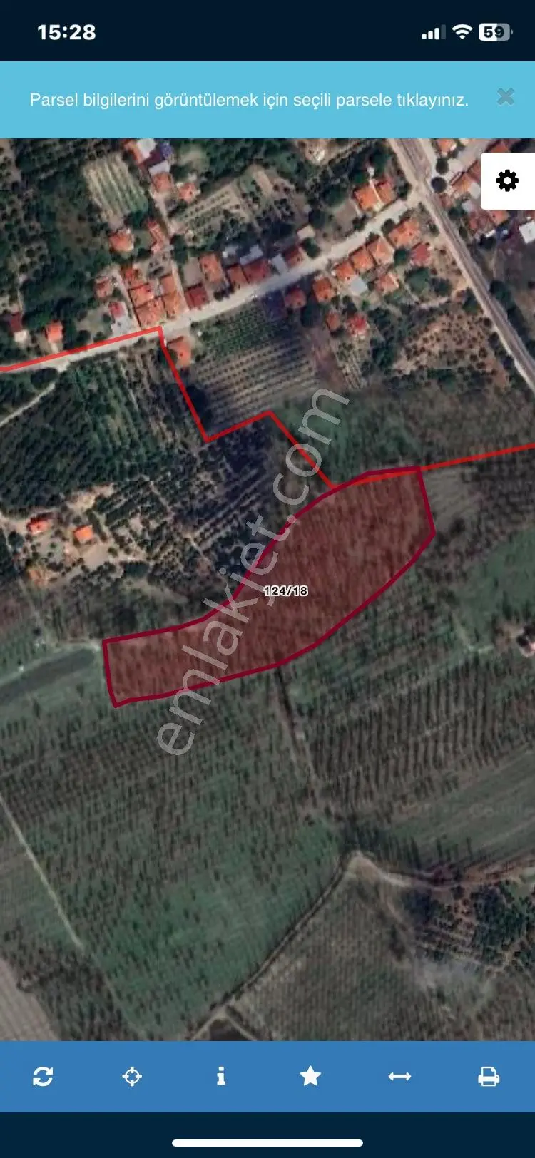 Dinamikten Dereçinede Satlık Bahçe
