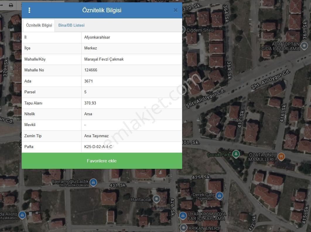 Mareşal Fevzi Çakmak Mah. 4 Kat Müsadeli 370 M² Köşe Arsa — fotoğraf 6