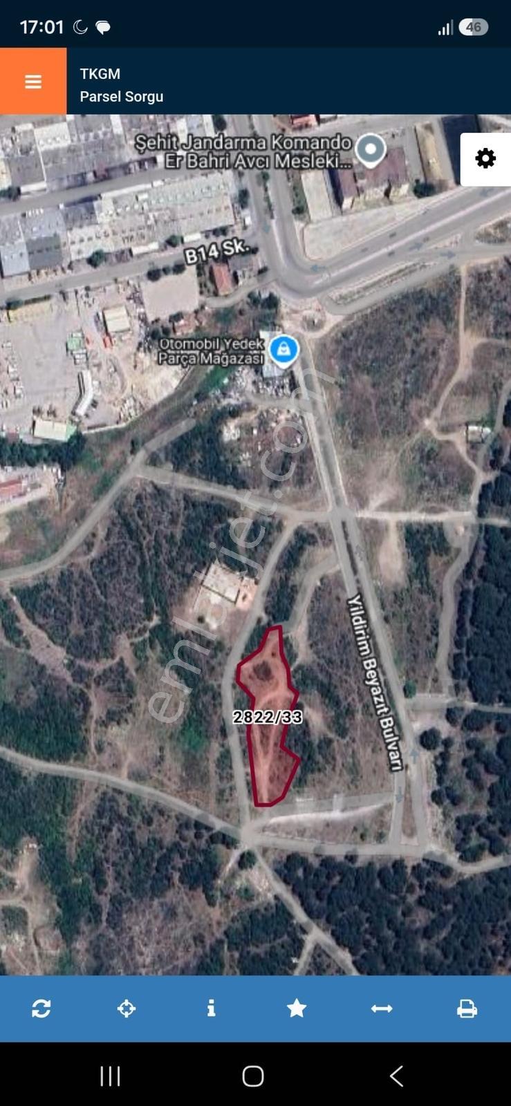 Otosansit Üstü 1.000 M2 Yatırımlık Satılık Bahçe.. — fotoğraf 3