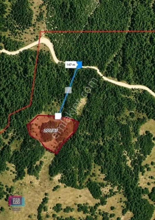 Dtr Skala Balıkesir Dursunbey'de 8.404m2yatırımlık Satılık Tarla