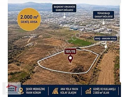 Ayaş Osb Yanı Satılık Hisseli Arsa