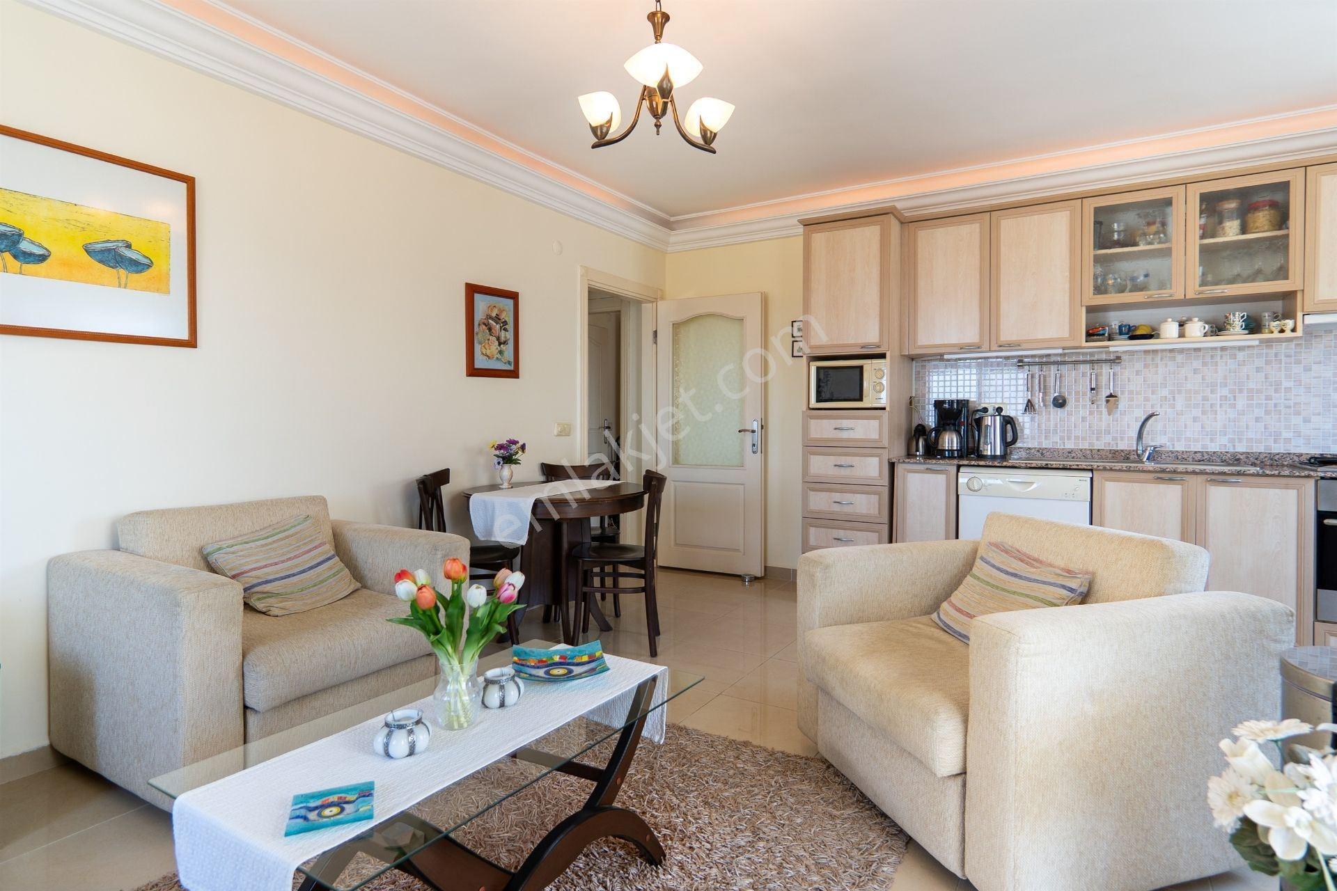 Alanya/cikcilli Ful Deniz Manzaralı 2+1 Muhteşem Compleks Satılık Daire — fotoğraf 7