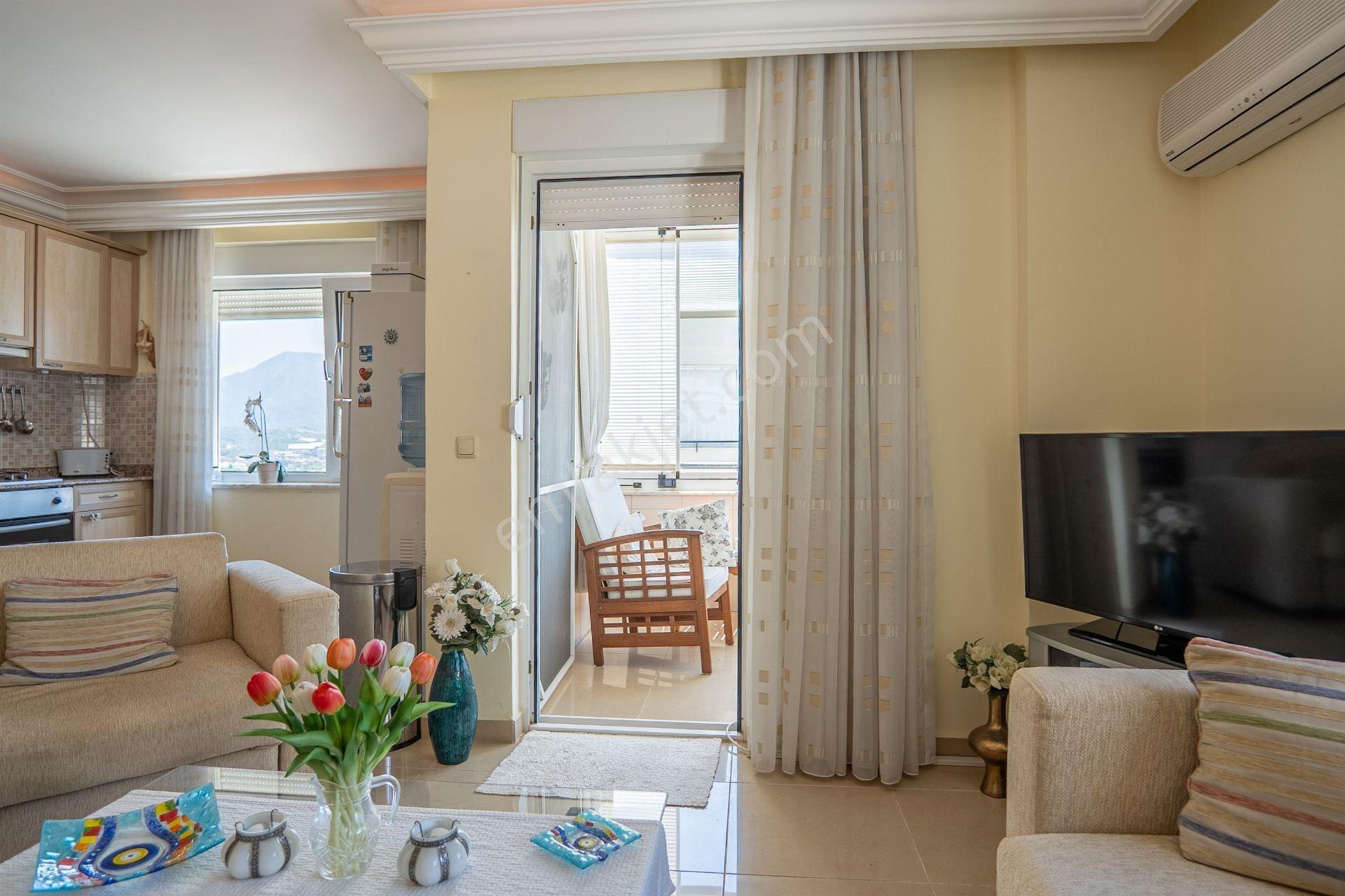 Alanya/cikcilli Ful Deniz Manzaralı 2+1 Muhteşem Compleks Satılık Daire — fotoğraf 9