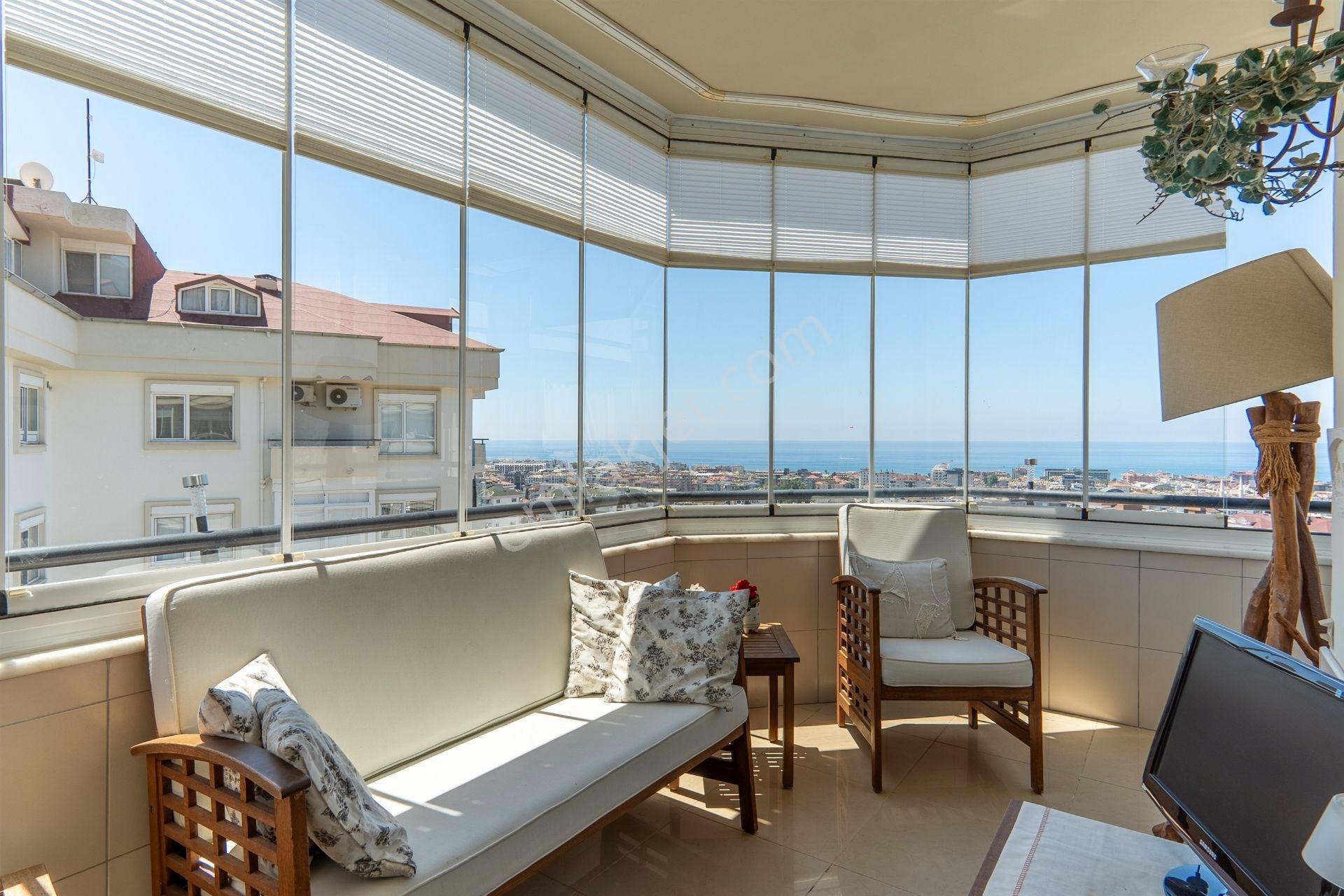 Alanya/cikcilli Ful Deniz Manzaralı 2+1 Muhteşem Compleks Satılık Daire — fotoğraf 13