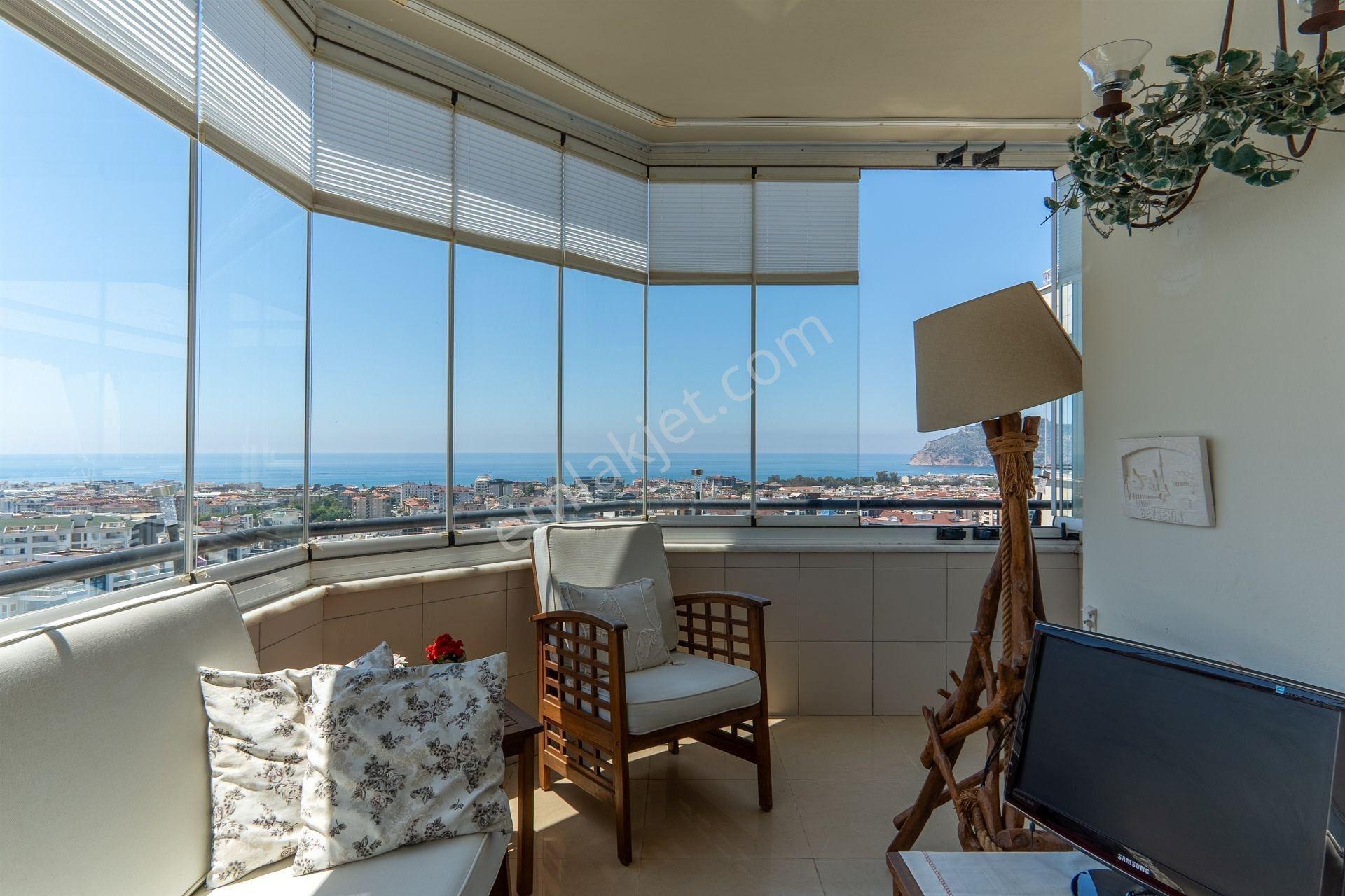 Alanya/cikcilli Ful Deniz Manzaralı 2+1 Muhteşem Compleks Satılık Daire — fotoğraf 14