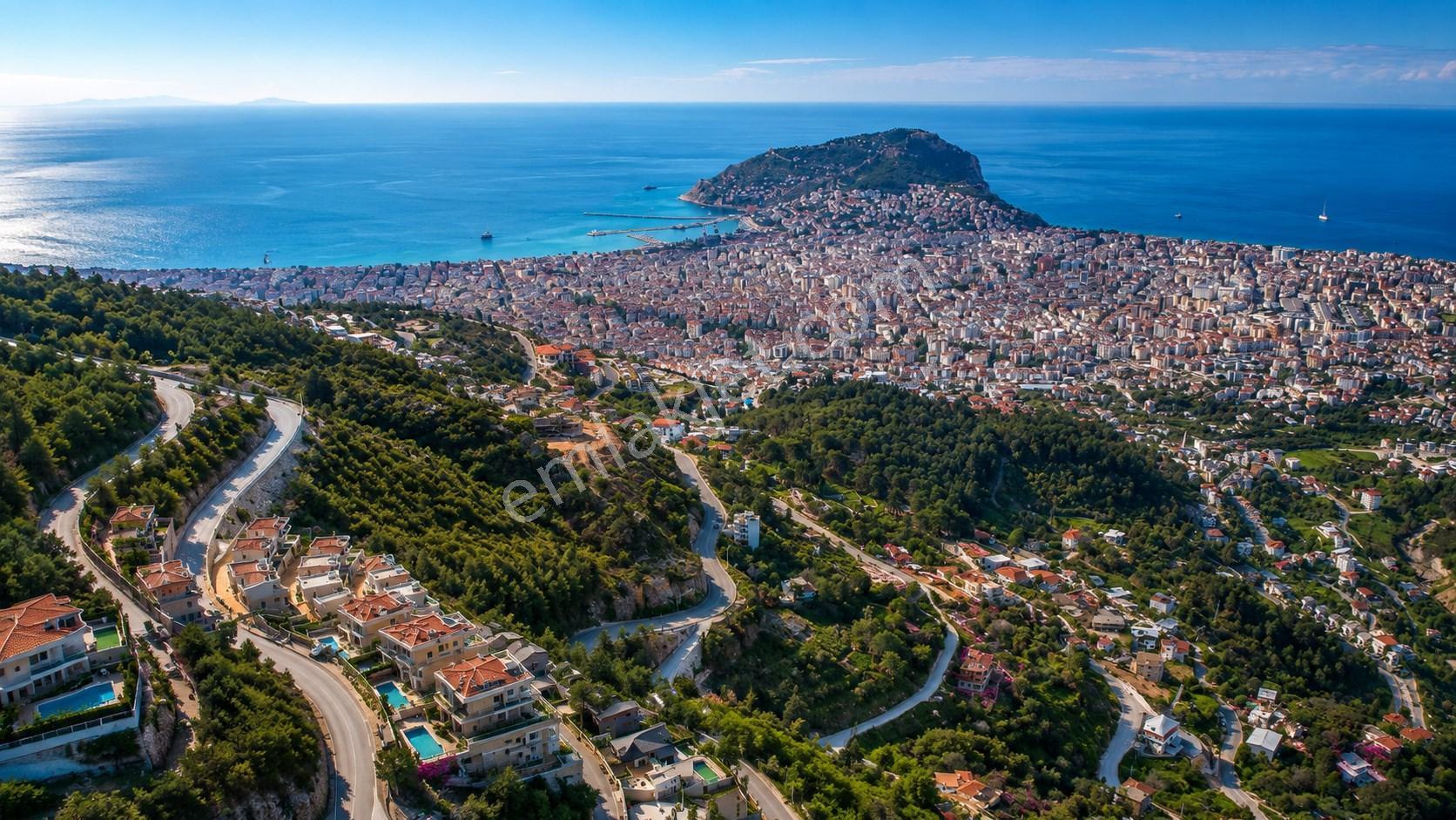 Alanya Bektaş 4+1 Ful Deniz Ve Kale Manzaralı Satılık Muhteşem Penthouse