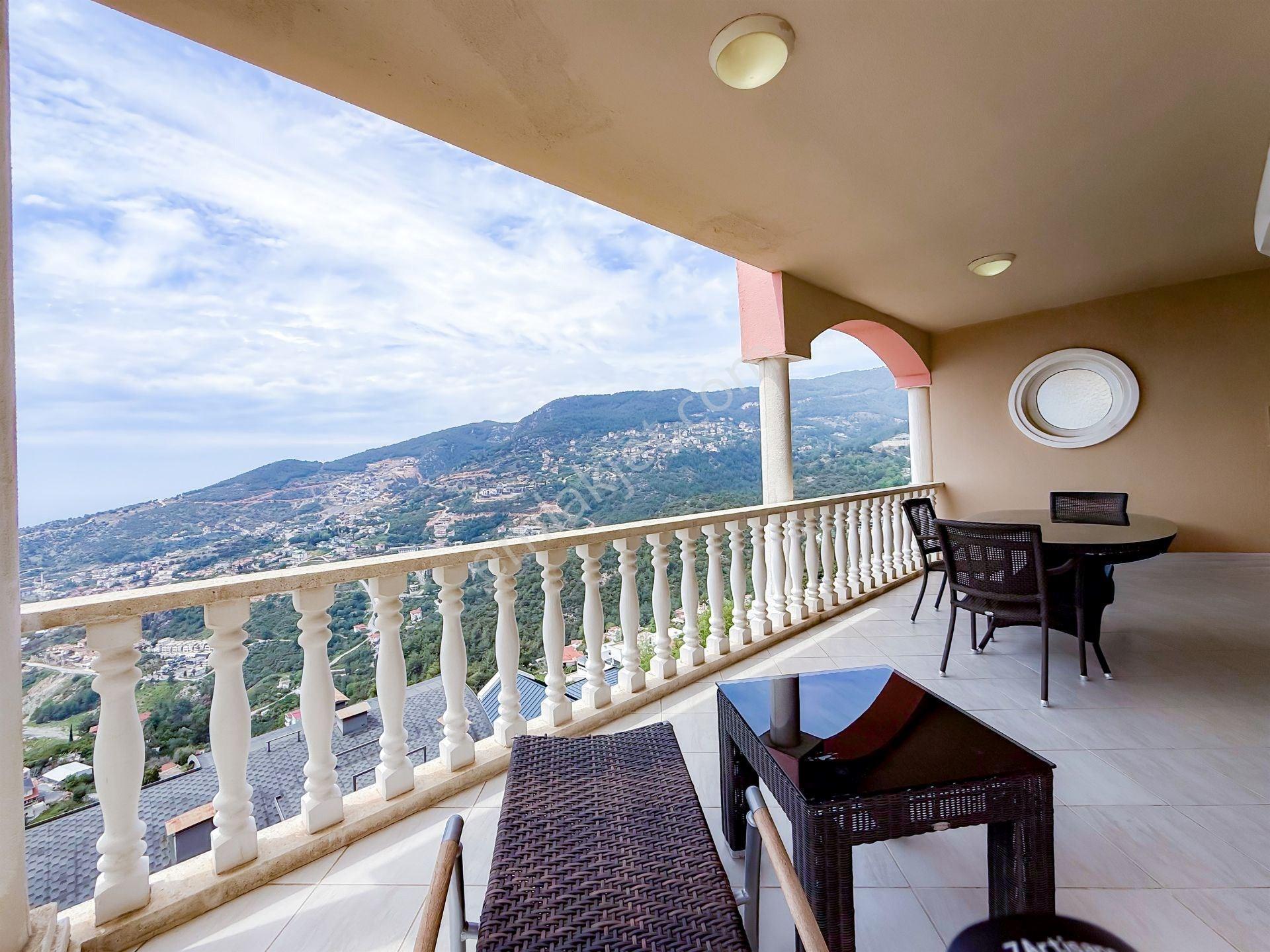 Alanya Bektaş 4+1 Ful Deniz Ve Kale Manzaralı Satılık Muhteşem Penthouse — fotoğraf 4