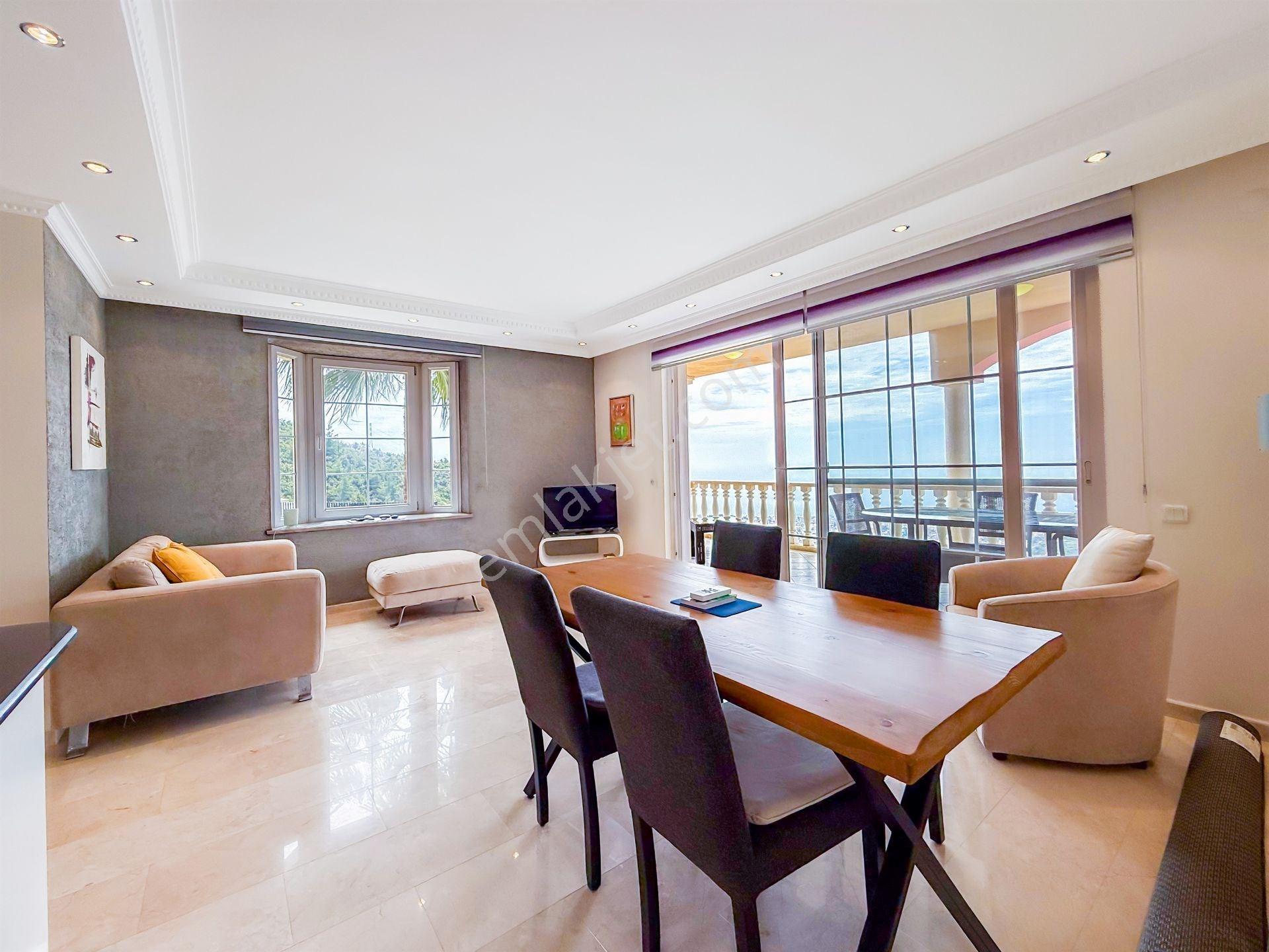 Alanya Bektaş 4+1 Ful Deniz Ve Kale Manzaralı Satılık Muhteşem Penthouse — fotoğraf 6