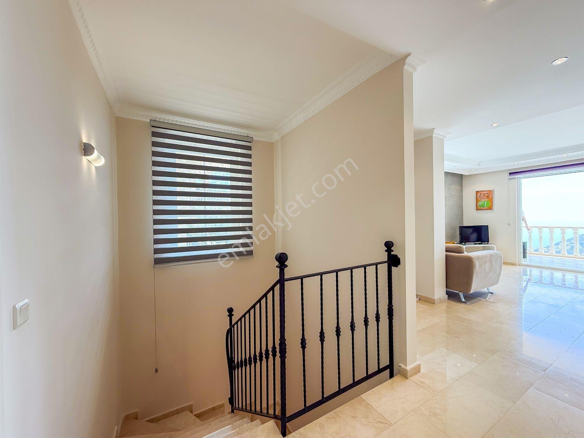 Alanya Bektaş 4+1 Ful Deniz Ve Kale Manzaralı Satılık Muhteşem Penthouse — fotoğraf 15