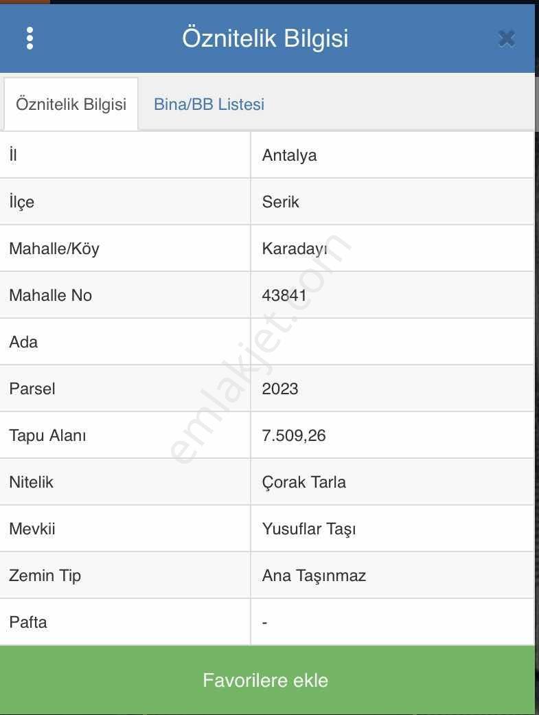 Serik Karadayıda Verimli Tarım Arazisi