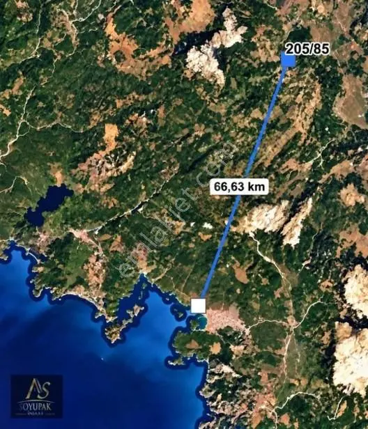 Denizli Acıpayam Kuzören 205 Ada 85 Par 236m2 Tarla Yolu Var — fotoğraf 2